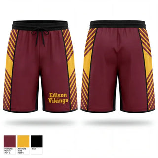 Athletic Shorts With Pockets, Edison Vikings, Softball, Teamtime, Team time, sublimation, custom sports apparel, team uniforms, spirit wear, spiritwear, sports uniforms, custom shirts, team store, custom team store, fundraiser sports, apparel fundraiser