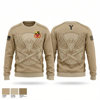 Crew Neck Sweatshirt, F-60th ADA, Army, Teamtime, Team time, sublimation, custom sports apparel, team uniforms, spirit wear, spiritwear, sports uniforms, custom shirts, team store, custom team store, fundraiser sports, apparel fundraiser