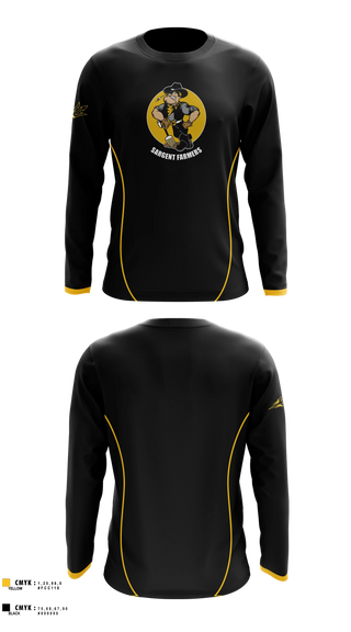Long Sleeve Performance Shirt, Sargent Farmers, Spirit Store, Teamtime, Team time, sublimation, custom sports apparel, team uniforms, spirit wear, spiritwear, sports uniforms, custom shirts, team store, custom team store, fundraiser sports, apparel fundraiser