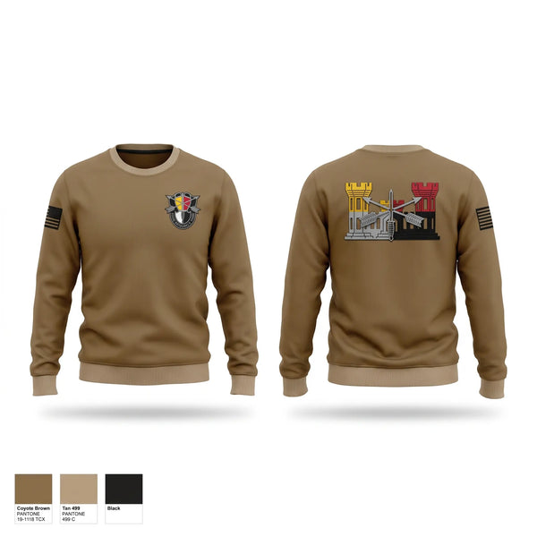 Crew Neck Sweatshirt, 3SFG Group Engineers, Army, Teamtime, Team time, sublimation, custom sports apparel, team uniforms, spirit wear, spiritwear, sports uniforms, custom shirts, team store, custom team store, fundraiser sports, apparel fundraiser