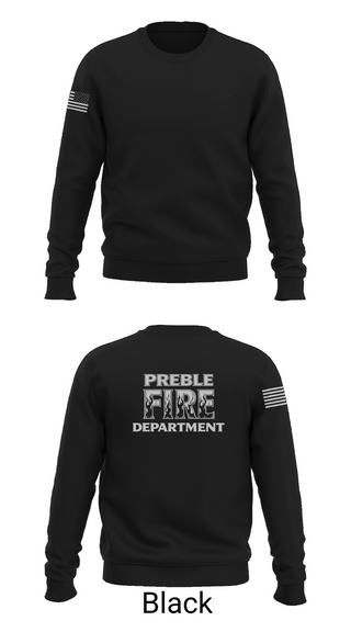 Crew Neck Sweatshirt, Preble Fire and Rescue, Fire Department, Teamtime, Team time, sublimation, custom sports apparel, team uniforms, spirit wear, spiritwear, sports uniforms, custom shirts, team store, custom team store, fundraiser sports, apparel fundraiser