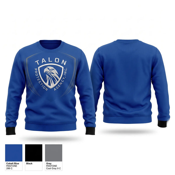 Crew Neck Sweatshirt, Talon Protection Agency, , Teamtime, Team time, sublimation, custom sports apparel, team uniforms, spirit wear, spiritwear, sports uniforms, custom shirts, team store, custom team store, fundraiser sports, apparel fundraiser