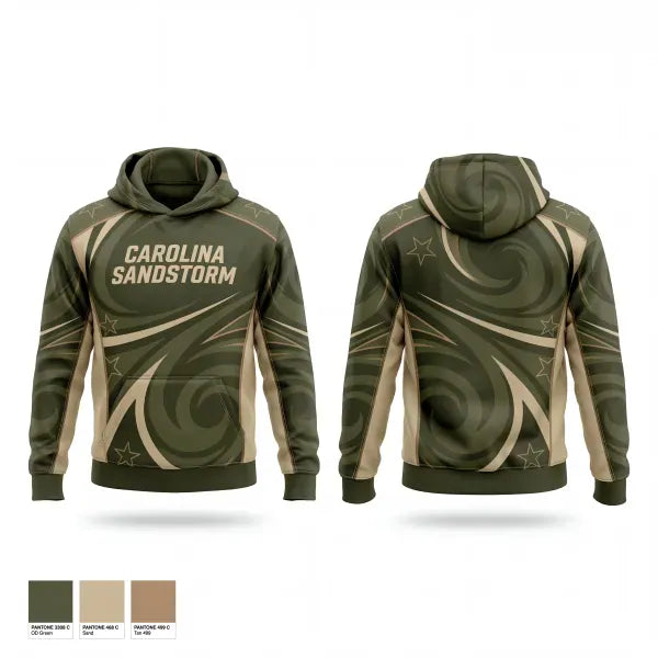 Hoodie, Carolina Sandstorm, Baseball, Teamtime, Team time, sublimation, custom sports apparel, team uniforms, spirit wear, spiritwear, sports uniforms, custom shirts, team store, custom team store, fundraiser sports, apparel fundraiser