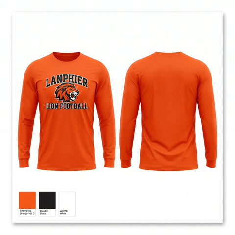 Long Sleeve Performance Shirt, Lanphier Lions, , Teamtime, Team time, sublimation, custom sports apparel, team uniforms, spirit wear, spiritwear, sports uniforms, custom shirts, team store, custom team store, fundraiser sports, apparel fundraiser