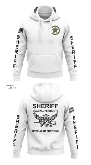Hoodie, Guadalupe County SWAT, Police, Teamtime, Team time, sublimation, custom sports apparel, team uniforms, spirit wear, spiritwear, sports uniforms, custom shirts, team store, custom team store, fundraiser sports, apparel fundraiser