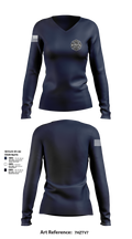 Camden Photo Unit 11027372 Women's Long Sleeve V-neck Shirt - 101