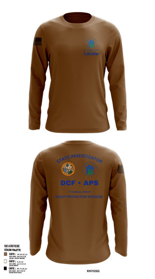 Long Sleeve Performance Shirt, Adult Protective Services, EMS/EMT, Teamtime, Team time, sublimation, custom sports apparel, team uniforms, spirit wear, spiritwear, sports uniforms, custom shirts, team store, custom team store, fundraiser sports, apparel fundraiser