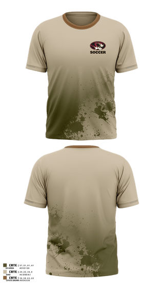 Short Sleeve Performance Shirt, Tuttle Tigers, Men's Soccer, Teamtime, Team time, sublimation, custom sports apparel, team uniforms, spirit wear, spiritwear, sports uniforms, custom shirts, team store, custom team store, fundraiser sports, apparel fundraiser