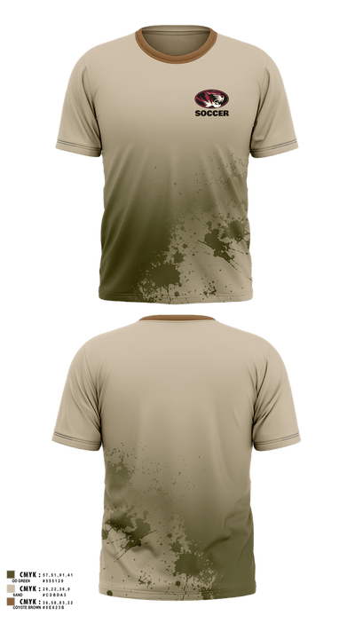 Tuttle Tigers 50843412 Short Sleeve Performance Shirt - 1
