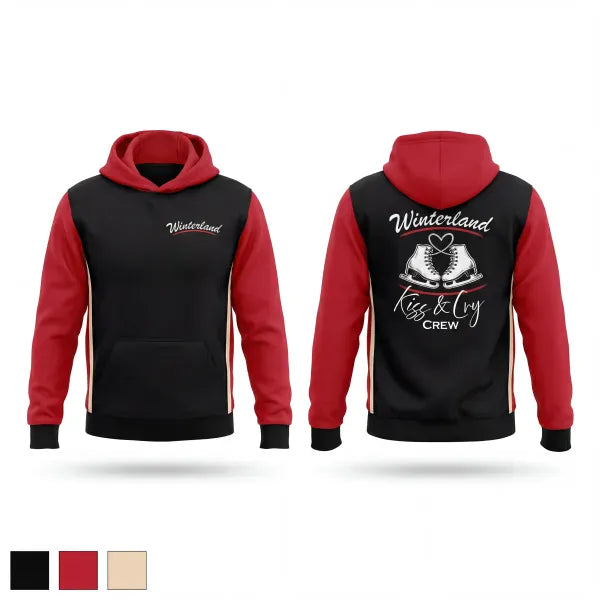 Hoodie, Winterland Kiss and Cry Crew, Ice Hockey, Teamtime, Team time, sublimation, custom sports apparel, team uniforms, spirit wear, spiritwear, sports uniforms, custom shirts, team store, custom team store, fundraiser sports, apparel fundraiser