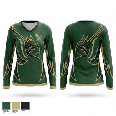 Dublin Eversole 13230339 Women's Long Sleeve V-neck Shirt - 1