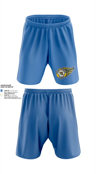 Athletic Shorts With Pockets, Wings, Ice Hockey, Teamtime, Team time, sublimation, custom sports apparel, team uniforms, spirit wear, spiritwear, sports uniforms, custom shirts, team store, custom team store, fundraiser sports, apparel fundraiser