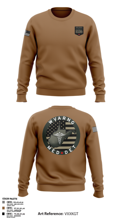 WV ARNG Med Det 75536426 Crew Neck Sweatshirt - 2