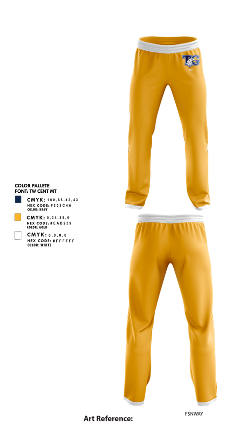 Sweatpants, Totino-Grace Golf, Golf, Teamtime, Team time, sublimation, custom sports apparel, team uniforms, spirit wear, spiritwear, sports uniforms, custom shirts, team store, custom team store, fundraiser sports, apparel fundraiser