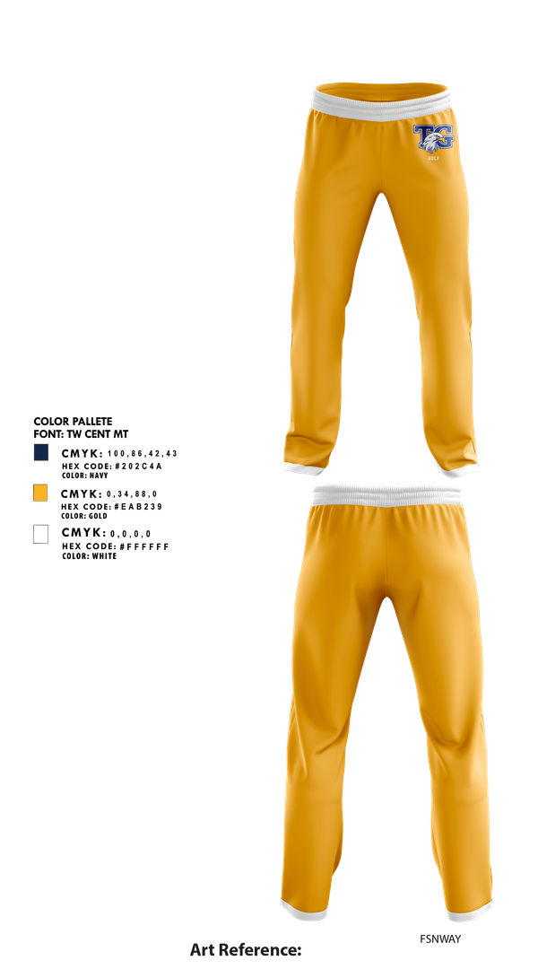 Sweatpants, Totino-Grace Golf, Golf, Teamtime, Team time, sublimation, custom sports apparel, team uniforms, spirit wear, spiritwear, sports uniforms, custom shirts, team store, custom team store, fundraiser sports, apparel fundraiser
