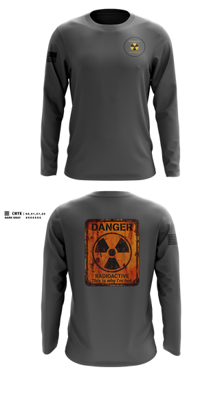 Long Sleeve Performance Shirt, PHX NUC MED, Air Force, Teamtime, Team time, sublimation, custom sports apparel, team uniforms, spirit wear, spiritwear, sports uniforms, custom shirts, team store, custom team store, fundraiser sports, apparel fundraiser