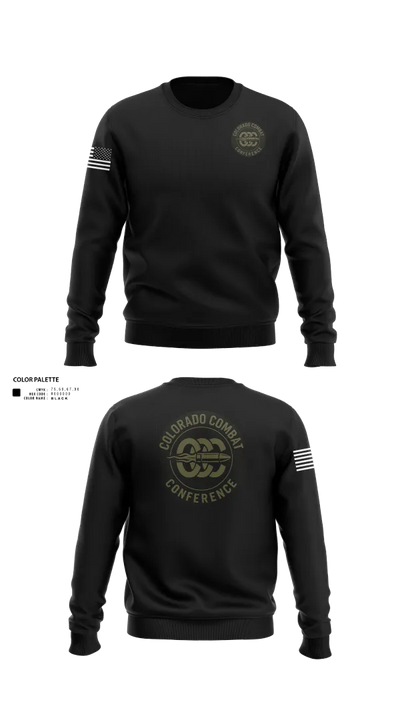 Colorado Combat Conference 90728248 Crew Neck Sweatshirt - 21