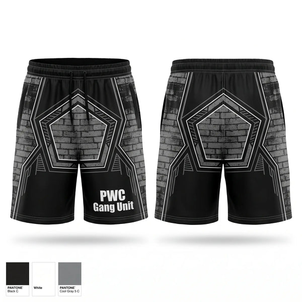Athletic Shorts With Pockets, PWC Gang Unit, Police, Teamtime, Team time, sublimation, custom sports apparel, team uniforms, spirit wear, spiritwear, sports uniforms, custom shirts, team store, custom team store, fundraiser sports, apparel fundraiser