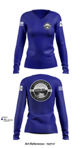 Las Vegas 60845219 Women's Long Sleeve V-neck Shirt - 16