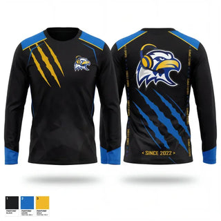 Long Sleeve Performance Shirt, HHS Eagles Esports, E-Sports, Teamtime, Team time, sublimation, custom sports apparel, team uniforms, spirit wear, spiritwear, sports uniforms, custom shirts, team store, custom team store, fundraiser sports, apparel fundraiser