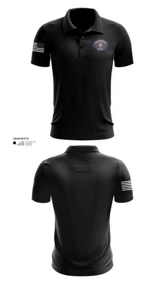 Short Sleeve Performance Polo, Pasadena Police Department Honor Guard, Police, Teamtime, Team time, sublimation, custom sports apparel, team uniforms, spirit wear, spiritwear, sports uniforms, custom shirts, team store, custom team store, fundraiser sports, apparel fundraiser