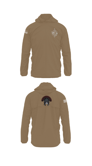 Windbreaker, HQ PLT, A CO, USDB BN (CORR), , Teamtime, Team time, sublimation, custom sports apparel, team uniforms, spirit wear, spiritwear, sports uniforms, custom shirts, team store, custom team store, fundraiser sports, apparel fundraiser