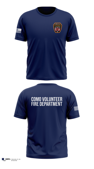 Short Sleeve Performance Shirt, Como Volunteer Fire Department, Fire Department, Teamtime, Team time, sublimation, custom sports apparel, team uniforms, spirit wear, spiritwear, sports uniforms, custom shirts, team store, custom team store, fundraiser sports, apparel fundraiser