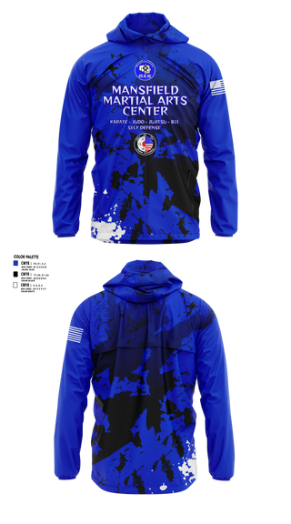 Windbreaker, Mansfield Martial Arts Center, , Teamtime, Team time, sublimation, custom sports apparel, team uniforms, spirit wear, spiritwear, sports uniforms, custom shirts, team store, custom team store, fundraiser sports, apparel fundraiser