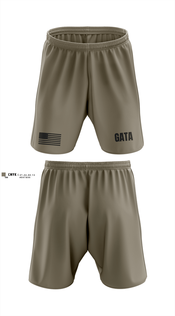 Athletic Shorts With Pockets, MRBN- A Co, Army, Teamtime, Team time, sublimation, custom sports apparel, team uniforms, spirit wear, spiritwear, sports uniforms, custom shirts, team store, custom team store, fundraiser sports, apparel fundraiser