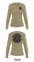 125th Tactical Aircraft Maintenance SQ 70898638 Women's Long Sleeve V-neck Shirt - 92