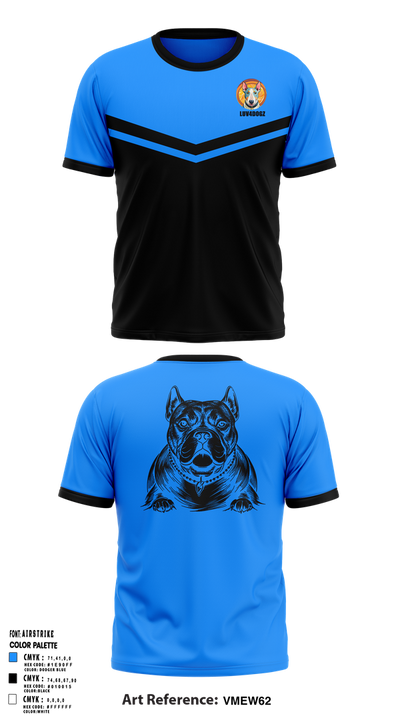 LUV4DOGZ Old School Cotton Feel Shirt - 1