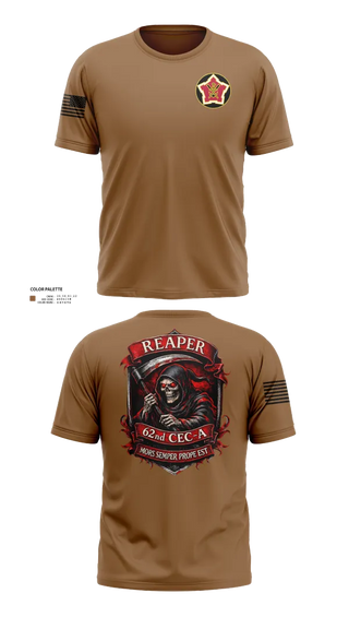 Short Sleeve Performance Shirt, 62ND CEC-A, Army, Teamtime, Team time, sublimation, custom sports apparel, team uniforms, spirit wear, spiritwear, sports uniforms, custom shirts, team store, custom team store, fundraiser sports, apparel fundraiser