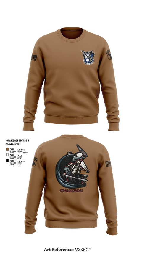 Crew Neck Sweatshirt, 2nd Flt Platoon, B/101 Avn Regt, 101st ABN DIV, , Teamtime, Team time, sublimation, custom sports apparel, team uniforms, spirit wear, spiritwear, sports uniforms, custom shirts, team store, custom team store, fundraiser sports, apparel fundraiser