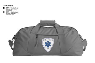 Duffle Bag, PAAS, EMS/EMT, Teamtime, Team time, sublimation, custom sports apparel, team uniforms, spirit wear, spiritwear, sports uniforms, custom shirts, team store, custom team store, fundraiser sports, apparel fundraiser