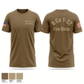 B Co 122 Fire Birds Old School Cotton Feel Shirt - 1