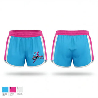 Womens Shorts, West Texas Thunder, Softball, Teamtime, Team time, sublimation, custom sports apparel, team uniforms, spirit wear, spiritwear, sports uniforms, custom shirts, team store, custom team store, fundraiser sports, apparel fundraiser