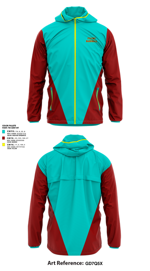 Windbreaker, Filthy, Baseball, Teamtime, Team time, sublimation, custom sports apparel, team uniforms, spirit wear, spiritwear, sports uniforms, custom shirts, team store, custom team store, fundraiser sports, apparel fundraiser