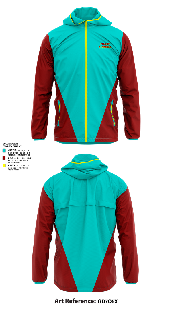 Windbreaker, Filthy, Baseball, Teamtime, Team time, sublimation, custom sports apparel, team uniforms, spirit wear, spiritwear, sports uniforms, custom shirts, team store, custom team store, fundraiser sports, apparel fundraiser