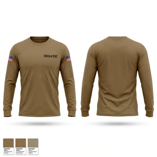 Long Sleeve Performance Shirt, 1033rd ESC, Army, Teamtime, Team time, sublimation, custom sports apparel, team uniforms, spirit wear, spiritwear, sports uniforms, custom shirts, team store, custom team store, fundraiser sports, apparel fundraiser