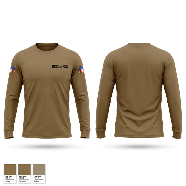 Long Sleeve Performance Shirt, 1033rd ESC, Army, Teamtime, Team time, sublimation, custom sports apparel, team uniforms, spirit wear, spiritwear, sports uniforms, custom shirts, team store, custom team store, fundraiser sports, apparel fundraiser