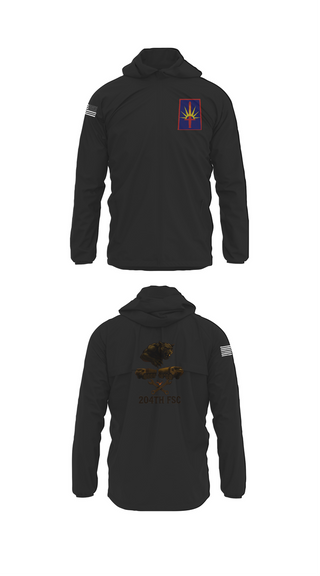 Windbreaker, 204thFSC, National Guard, Teamtime, Team time, sublimation, custom sports apparel, team uniforms, spirit wear, spiritwear, sports uniforms, custom shirts, team store, custom team store, fundraiser sports, apparel fundraiser