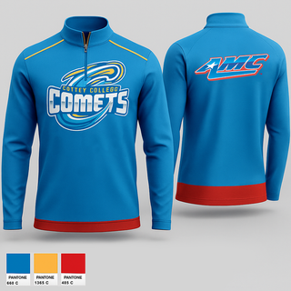 Quarter Zip Jacket, Cottey College Basketball, Women's Basketball, Teamtime, Team time, sublimation, custom sports apparel, team uniforms, spirit wear, spiritwear, sports uniforms, custom shirts, team store, custom team store, fundraiser sports, apparel fundraiser