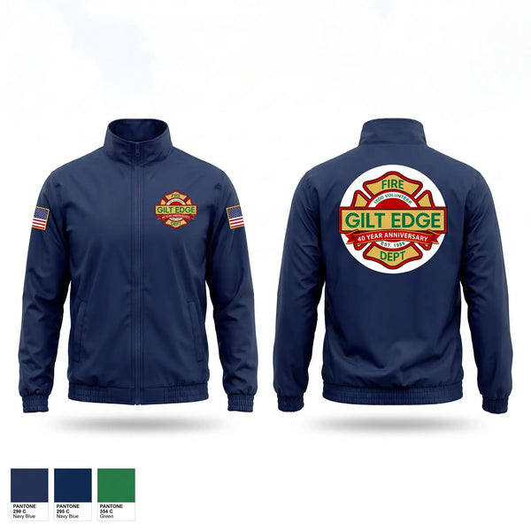 Windbreaker, Gilt Edge Fire Department, Fire Department, Teamtime, Team time, sublimation, custom sports apparel, team uniforms, spirit wear, spiritwear, sports uniforms, custom shirts, team store, custom team store, fundraiser sports, apparel fundraiser
