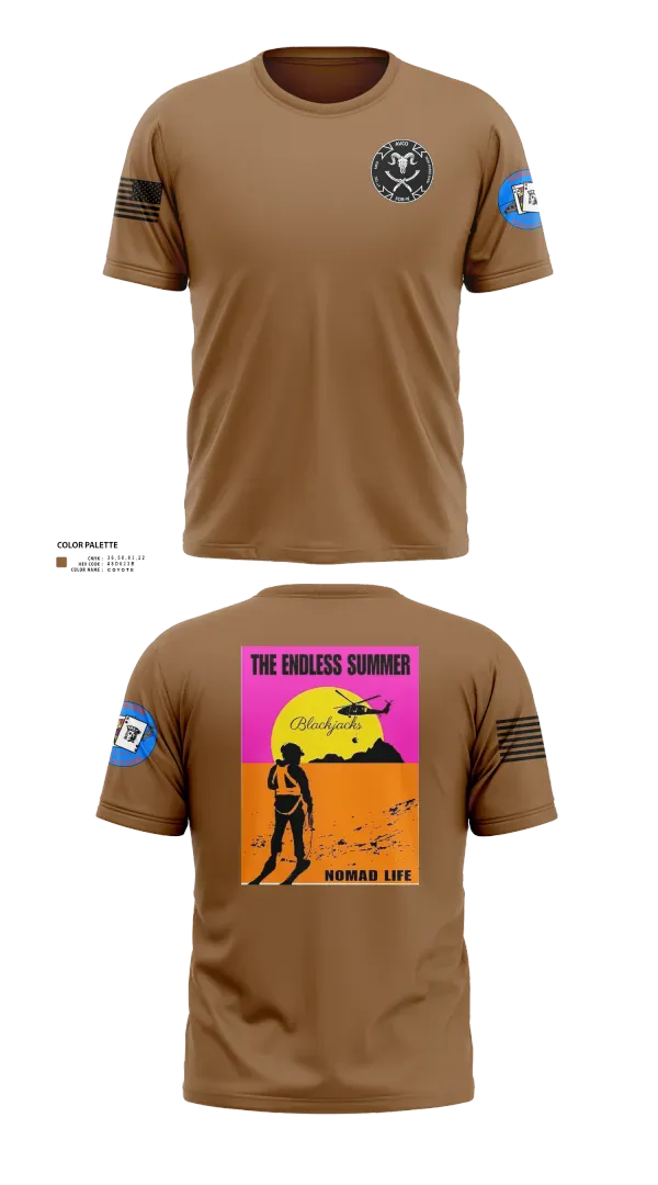 Old School Cotton Feel Shirt, A co 2-4GSAB, Army, Teamtime, Team time, sublimation, custom sports apparel, team uniforms, spirit wear, spiritwear, sports uniforms, custom shirts, team store, custom team store, fundraiser sports, apparel fundraiser