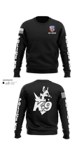 Anniston Police Department K9 Unit 48223087 Crew Neck Sweatshirt - 24