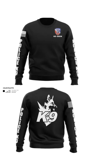 Crew Neck Sweatshirt, Anniston Police Department K9 UnitAnniston Police Department K9 Unit, Police, Teamtime, Team time, sublimation, custom sports apparel, team uniforms, spirit wear, spiritwear, sports uniforms, custom shirts, team store, custom team store, fundraiser sports, apparel fundraiser