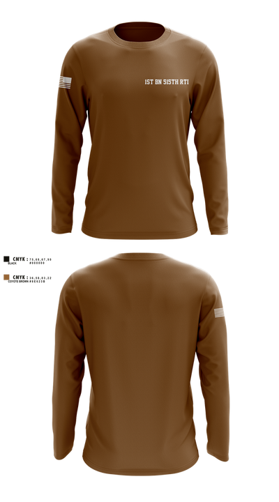 1st BN 515th RTI 17257625 Long Sleeve Performance Shirt 1