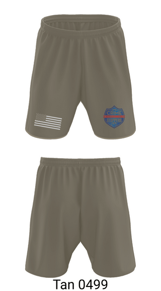 Athletic Shorts With Pockets, CrimeStoppers Honolulu, Police, Teamtime, Team time, sublimation, custom sports apparel, team uniforms, spirit wear, spiritwear, sports uniforms, custom shirts, team store, custom team store, fundraiser sports, apparel fundraiser