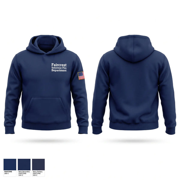 Hoodie, Faircrest Volunteer Fire Department, Fire Department, Teamtime, Team time, sublimation, custom sports apparel, team uniforms, spirit wear, spiritwear, sports uniforms, custom shirts, team store, custom team store, fundraiser sports, apparel fundraiser