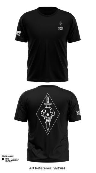 Short Sleeve Performance Shirt, Rolla SWAT, Police, Teamtime, Team time, sublimation, custom sports apparel, team uniforms, spirit wear, spiritwear, sports uniforms, custom shirts, team store, custom team store, fundraiser sports, apparel fundraiser